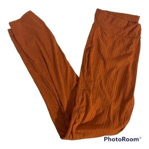 MOLLY & ERICA 𝅺MOLLY Erica Women’s Burnt Orange Fitted Sweater Pants!
